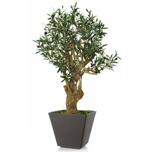 Planta semi-artificiala Ila, Olive Robustina Green - 100 cm